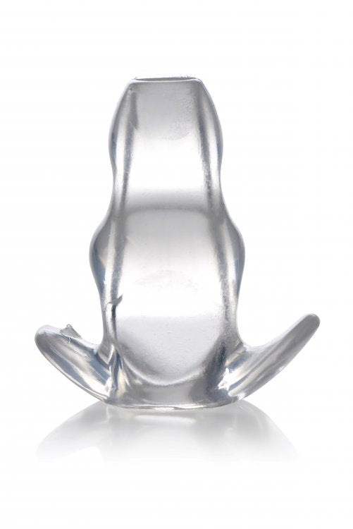 MASTER SERIES CLEAR VIEW HOLLOW ANAL PLUG SMALL - XRAG732S