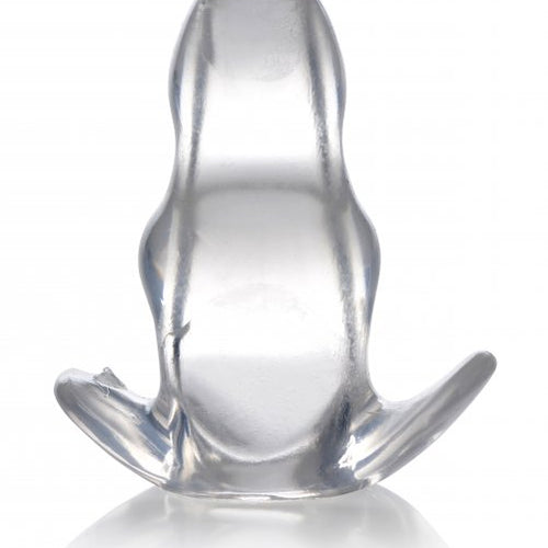 MASTER SERIES CLEAR VIEW HOLLOW ANAL PLUG SMALL - XRAG732S