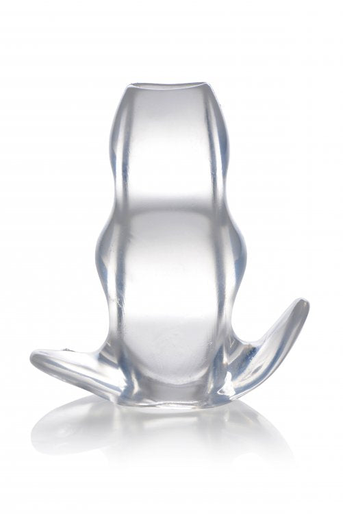 MASTER SERIES CLEAR VIEW HOLLOW ANAL PLUG LARGE - XRAG732L