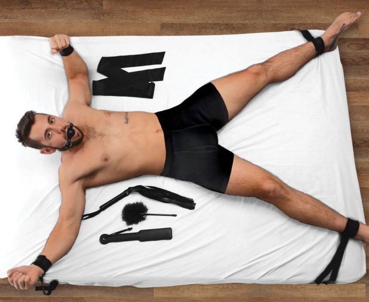STRICT BED RESTRAINT BONDAGE KIT - XRAG739