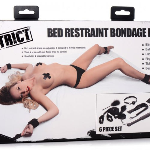 STRICT BED RESTRAINT BONDAGE KIT - XRAG739