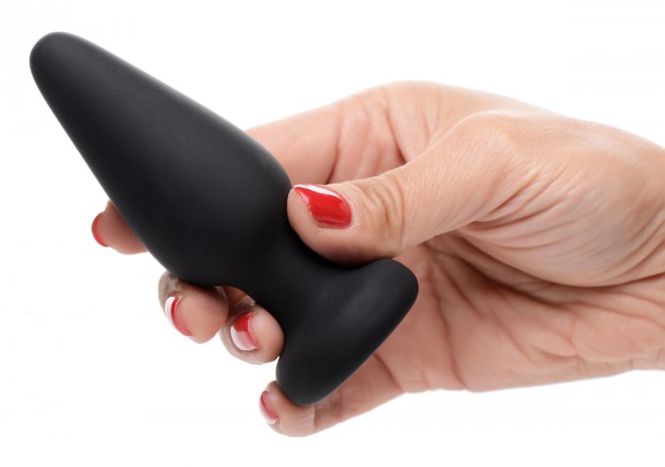 BOOTY SPARKS SILICONE LIGHT-UP ANAL PLUG MEDIUM - XRAG755M