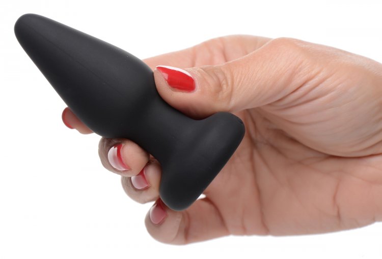 BOOTY SPARKS SILICONE LIGHT-UP ANAL PLUG SMALL - XRAG755S