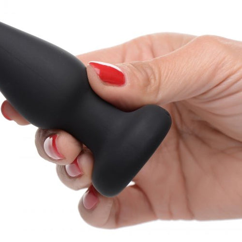 BOOTY SPARKS SILICONE LIGHT-UP ANAL PLUG SMALL - XRAG755S