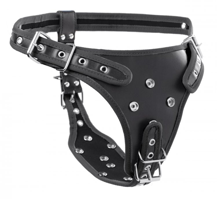 STRICT DOUBLE PENETRATION STRAP ON HARNESS - XRAG785