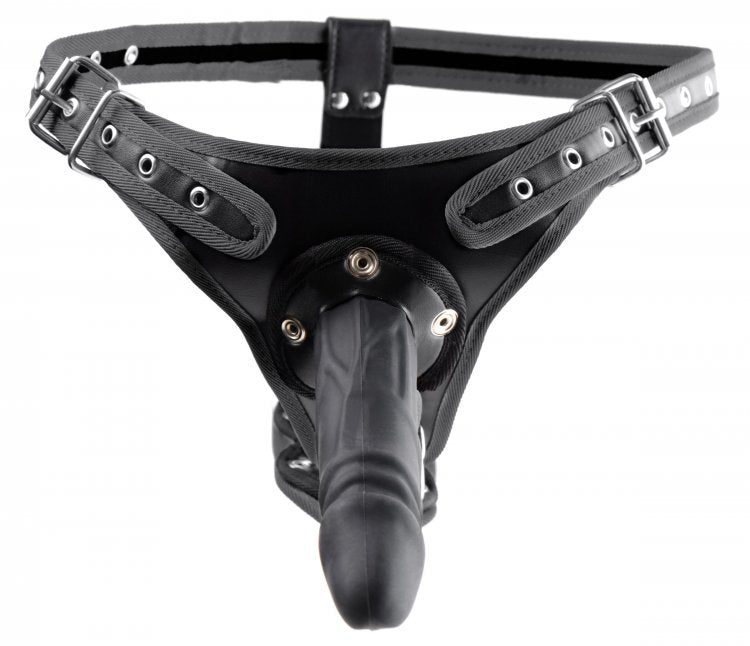STRICT DOUBLE PENETRATION STRAP ON HARNESS - XRAG785