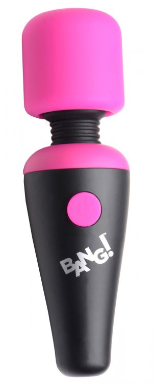 BANG! 10X VIBRATING MINI WAND PINK - XRAG786PNK