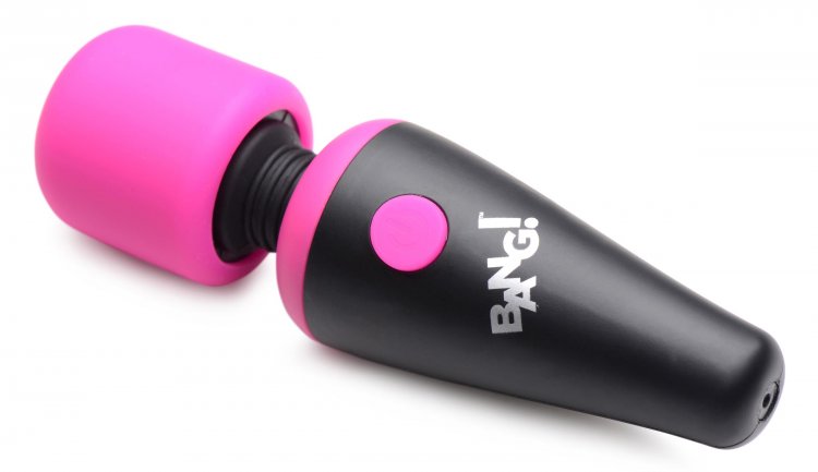 BANG! 10X VIBRATING MINI WAND PINK - XRAG786PNK