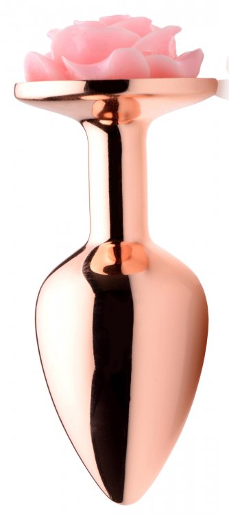 BOOTY SPARKS PINK ROSE GOLD SMALL ANAL PLUG - XRAG855S