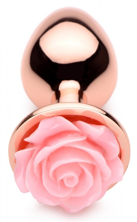 BOOTY SPARKS PINK ROSE GOLD SMALL ANAL PLUG - XRAG855S