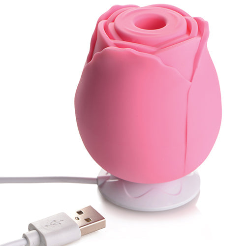 BLOOMGASM WILD ROSE 10X PINK SUCTION CLIT STIMULATOR - XRAG870