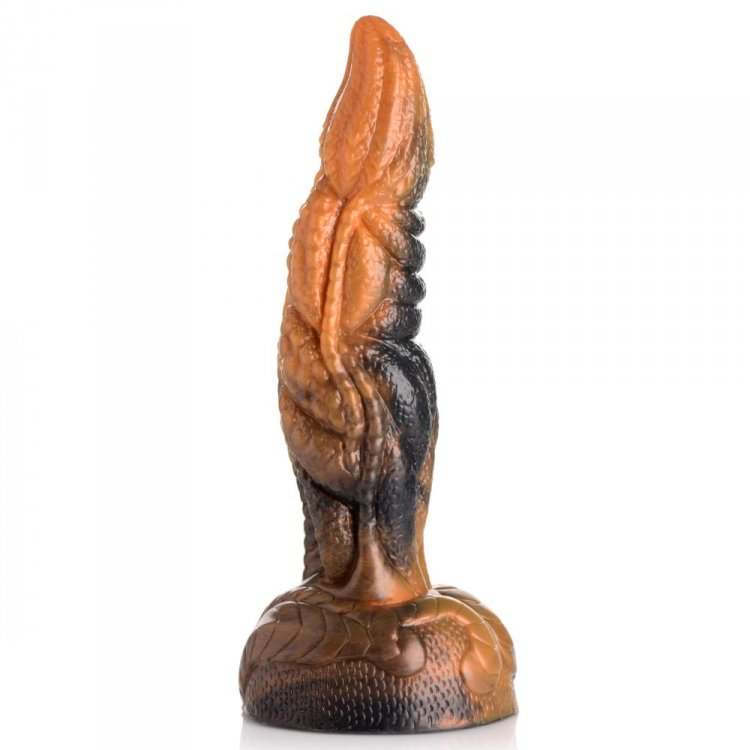 CREATURE COCKS RAVAGER RIPPLED TENTACLE SILICONE DILDO - XRAG920
