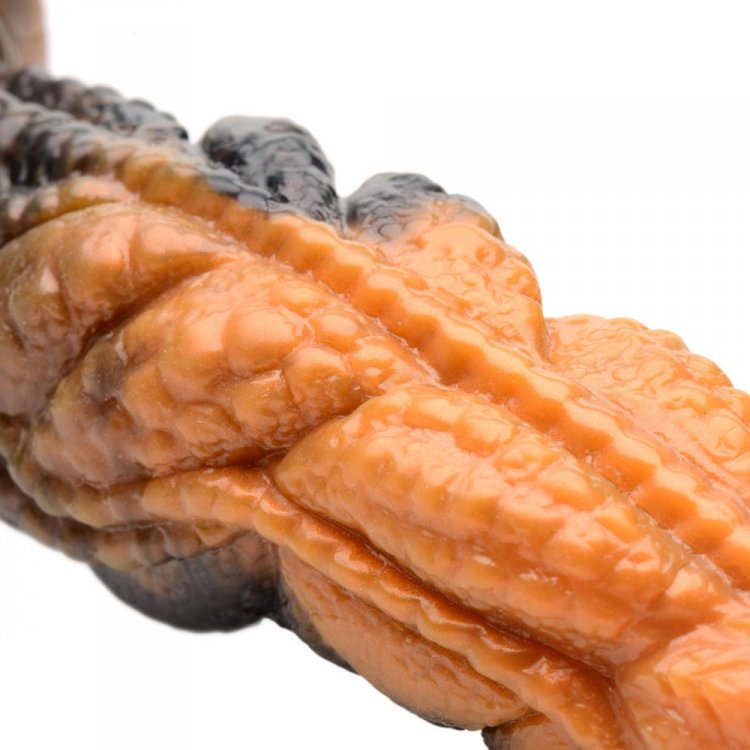 CREATURE COCKS RAVAGER RIPPLED TENTACLE SILICONE DILDO - XRAG920