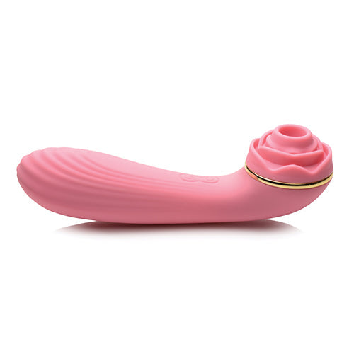 BLOOMGASM PASSION PETALS SUCTION ROSE VIBRATOR PINK - XRAG925