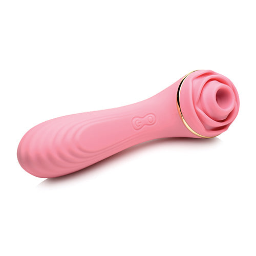 BLOOMGASM PASSION PETALS SUCTION ROSE VIBRATOR PINK - XRAG925