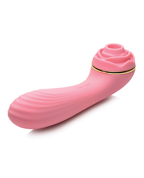 BLOOMGASM PASSION PETALS SUCTION ROSE VIBRATOR PINK - XRAG925