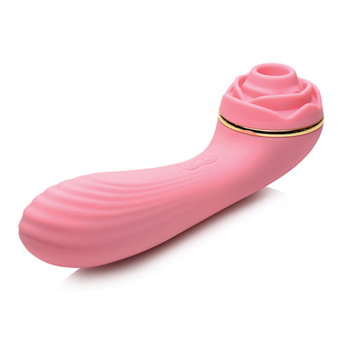 BLOOMGASM PASSION PETALS SUCTION ROSE VIBRATOR PINK - XRAG925
