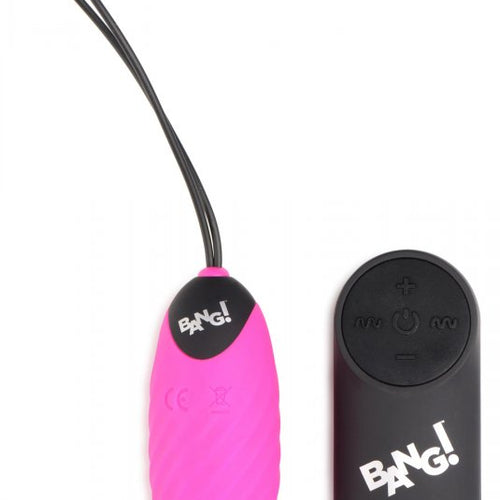 BANG! SWIRL SILICONE EGG PINK - XRAG950