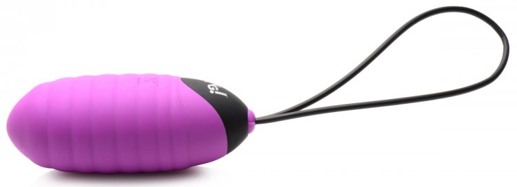 BANG! SWIRL SILICONE EGG PURPLE - XRAG951