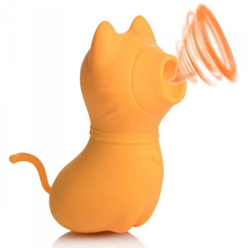 SHEGASM SUCKY KITTY 7X CLIT STIM ORANGE - XRAG960ORG