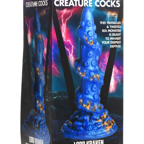 CREATURE COCKS LORD KRAKEN TENTACLED SILICONE DILDO - XRAH108