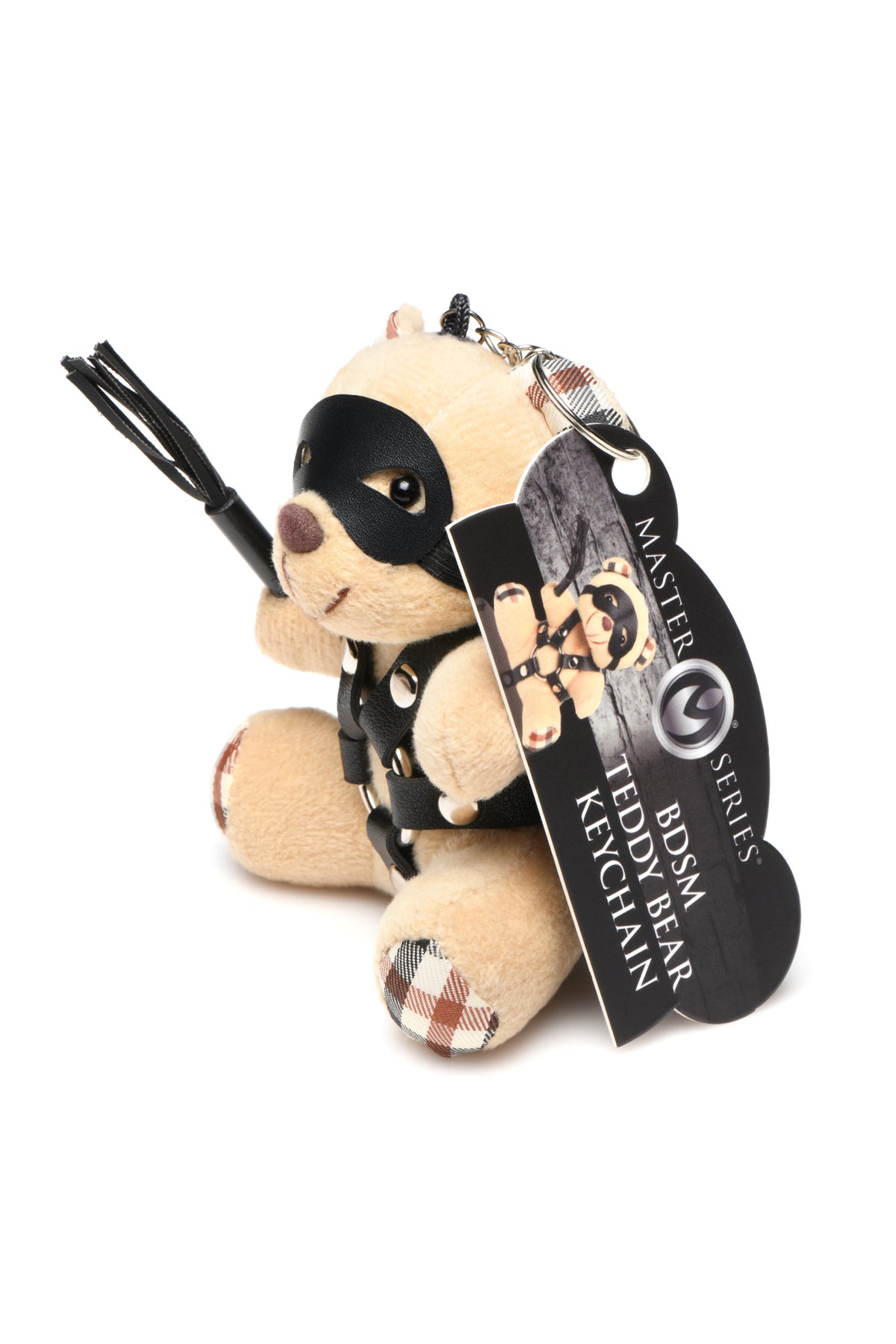 MASTER SERIES BDSM TEDDY BEAR KEYCHAIN - XRAH120