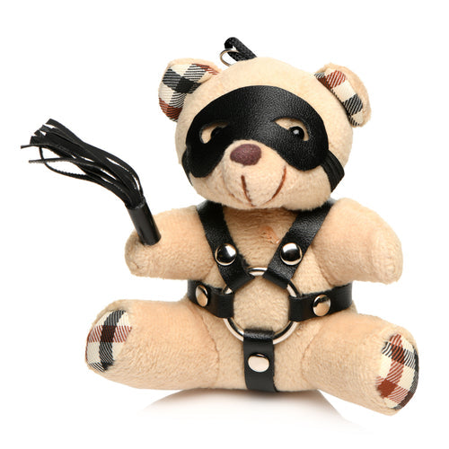 MASTER SERIES BDSM TEDDY BEAR KEYCHAIN - XRAH120