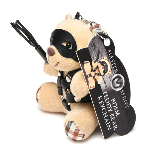MASTER SERIES BDSM TEDDY BEAR KEYCHAIN - XRAH120
