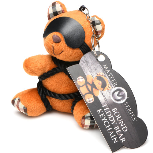 MASTER SERIES BOUND TEDDY BEAR KEYCHAIN - XRAH121
