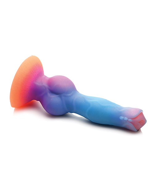 CREATURE COCKS SPACE COCK GLOW IN THE DARK SILICONE DILDO - XRAH148