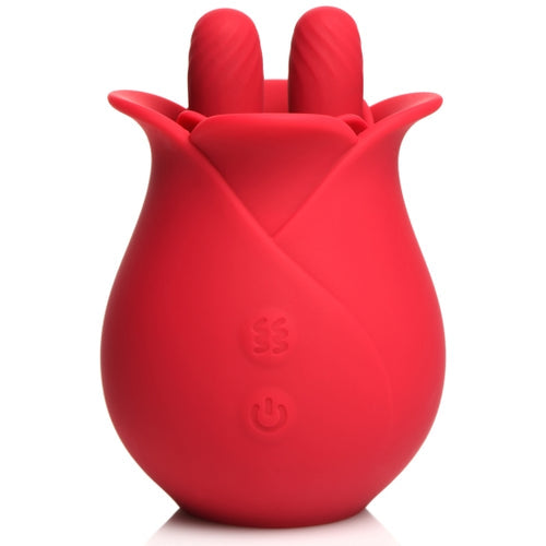 BLOOMGASM THE ROSE FONDLE 10X MASSAGING ROSE CLIT STIMULATOR - XRAH164