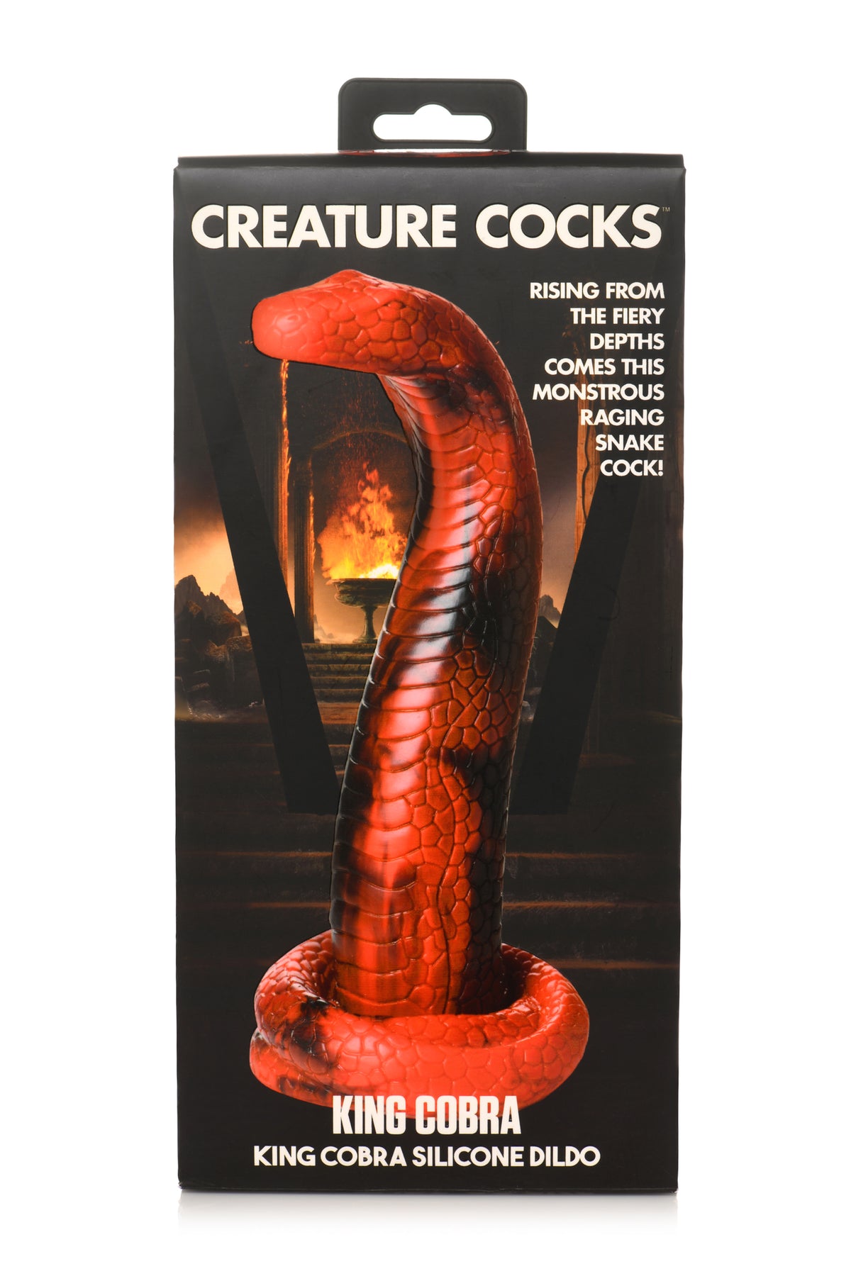 CREATURE COCKS KING COBRA SILICONE DILDO - XRAH196