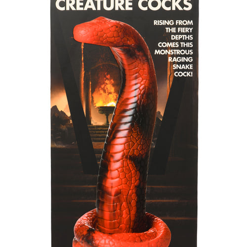 CREATURE COCKS KING COBRA SILICONE DILDO - XRAH196