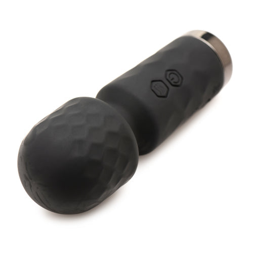 BANG! 10X MINI SILICONE WAND BLACK - XRAH205BLK
