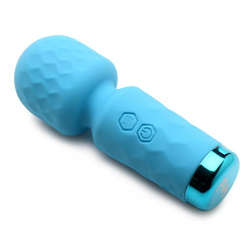 BANG! 10X MINI SILICONE WAND BLUE - XRAH205BLU