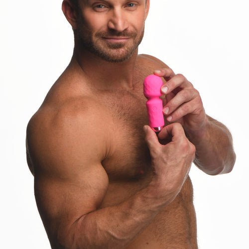 BANG! 10X MINI SILICONE WAND PINK - XRAH205PNK