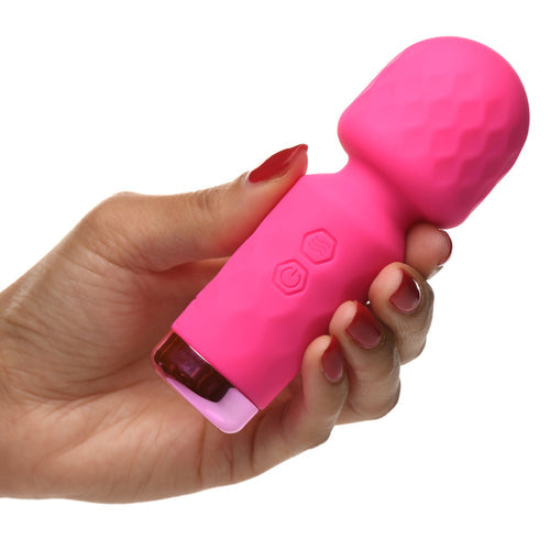 BANG! 10X MINI SILICONE WAND PINK - XRAH205PNK