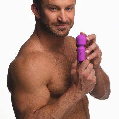 BANG! 10X MINI SILICONE WAND PURPLE - XRAH205PUR