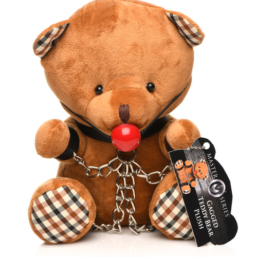 MASTER SERIES GAGGED BONDAGE BEAR - XRAH215
