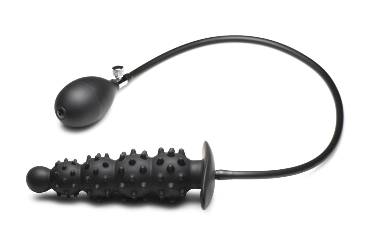 MASTER SERIES ASS PUFFER NUBBED INFLATABLE ANAL PLUG - XRAH219