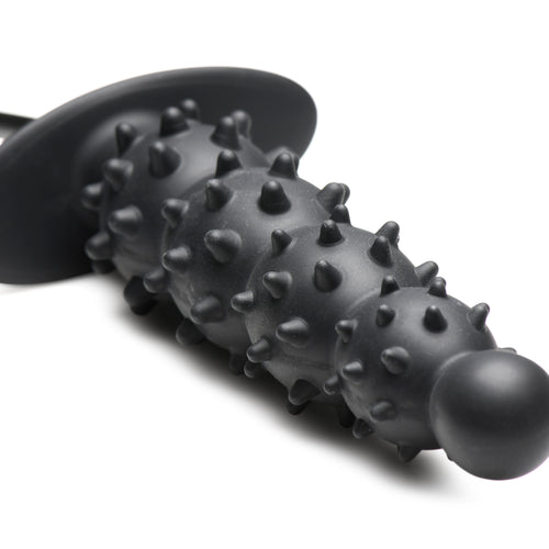MASTER SERIES ASS PUFFER NUBBED INFLATABLE ANAL PLUG - XRAH219