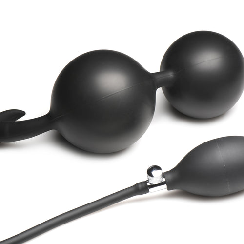 MASTER SERIES ASS RATTLER WEIGHTED INFLATABLE ANAL PLUG - XRAH221