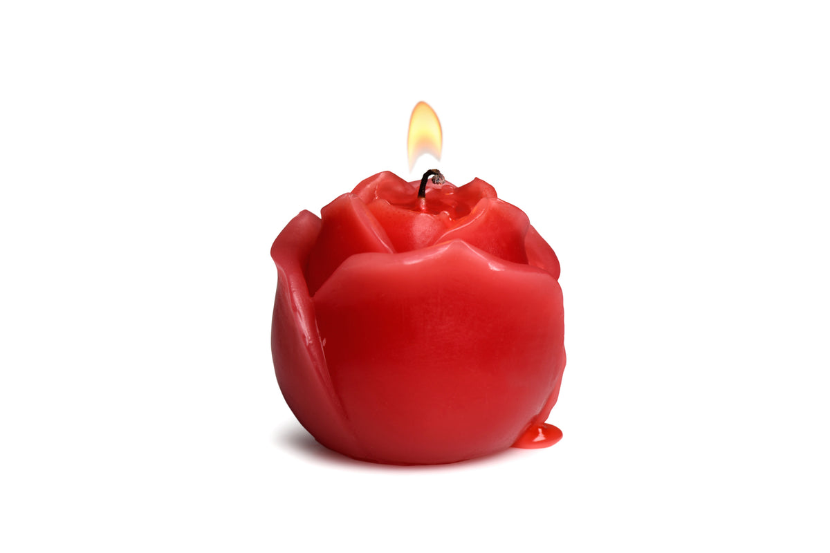 MASTER SERIES FLAMING ROSE DRIP CANDLE - XRAH234