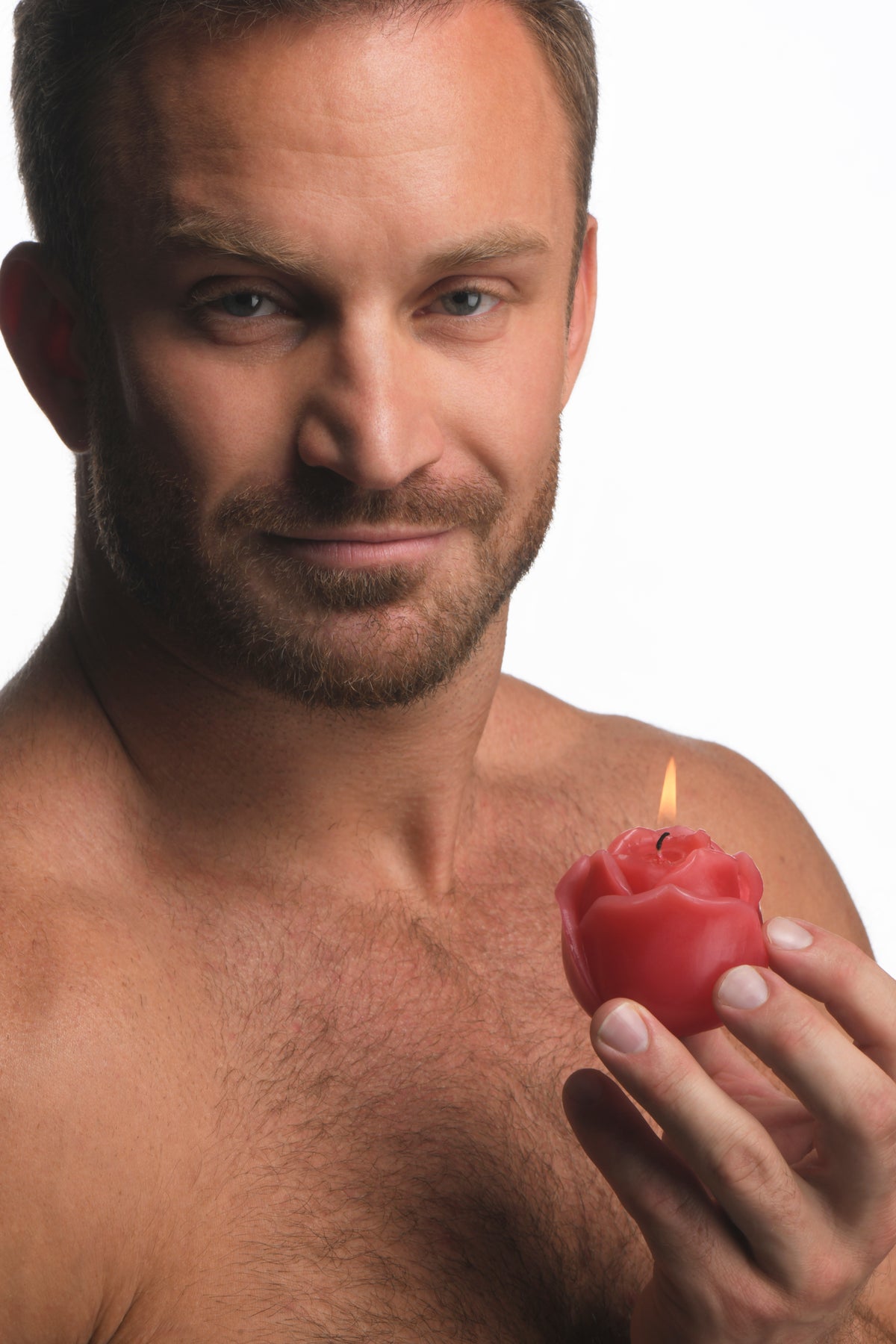 MASTER SERIES FLAMING ROSE DRIP CANDLE - XRAH234