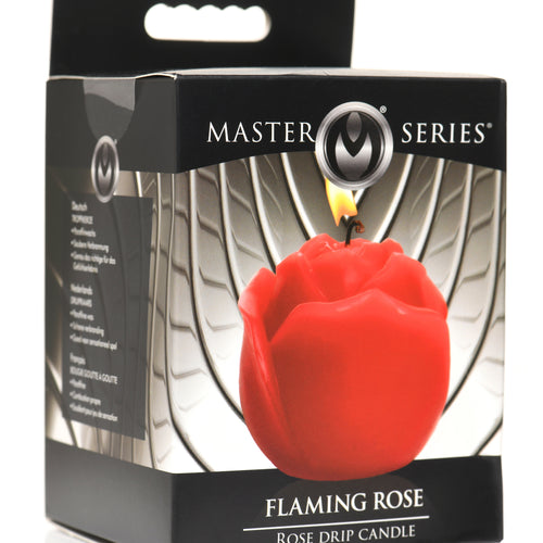 MASTER SERIES FLAMING ROSE DRIP CANDLE - XRAH234