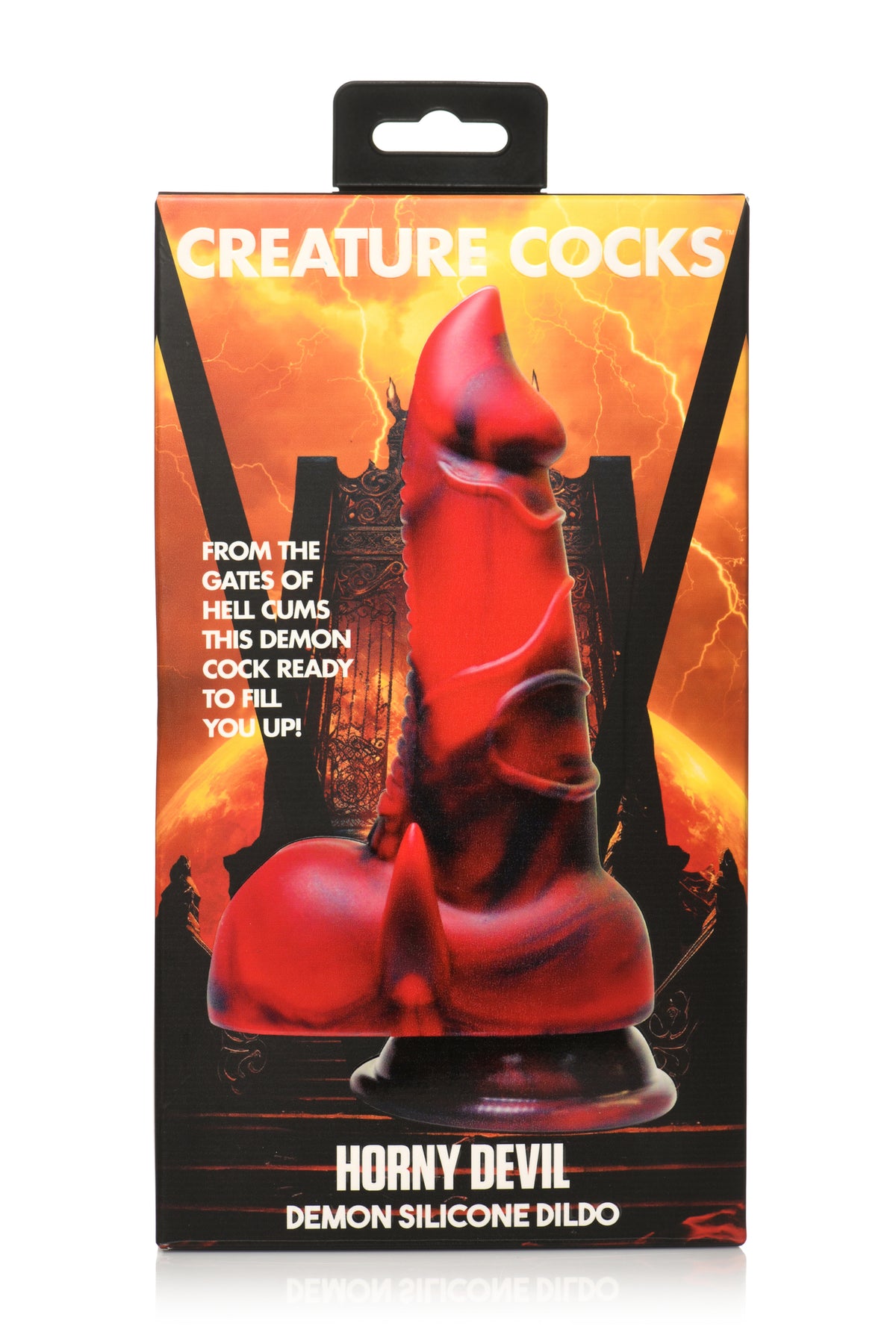 CREATURE COCKS HORNY DEVIL DEMON SILICONE DILDO - XRAH266