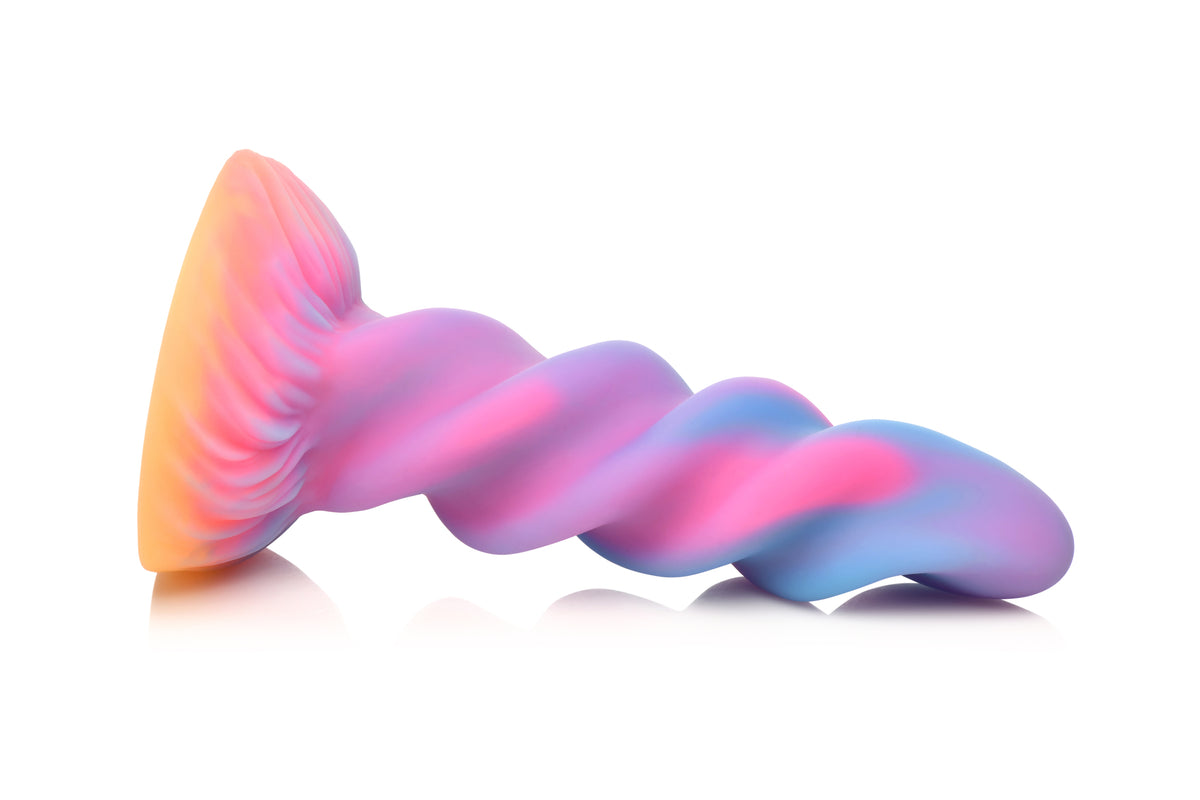 CREATURE COCKS MOON RIDER GLOW IN THE DARK UNICORN DILDO - XRAH276