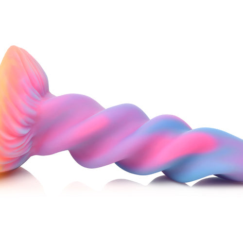 CREATURE COCKS MOON RIDER GLOW IN THE DARK UNICORN DILDO - XRAH276