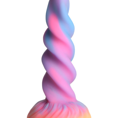 CREATURE COCKS MOON RIDER GLOW IN THE DARK UNICORN DILDO - XRAH276