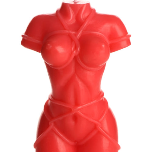 MASTER SERIES BOUND GODDESS DRIP CANDLE RED - XRAH280RED